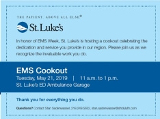 EMS Cookout Invitation